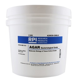 Research Products International Corp Agar, Bacteriological Grade, 2 Kilograms,