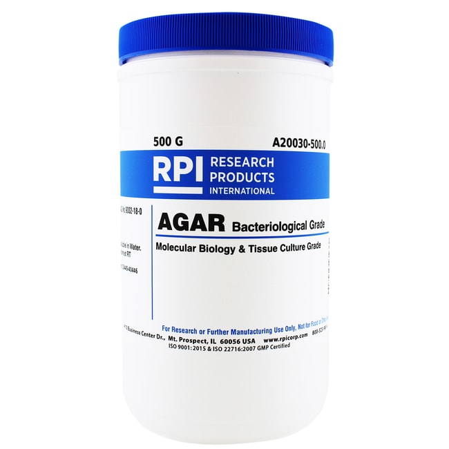 Research Products International Corp Agar, Bacteriological Grade, 500