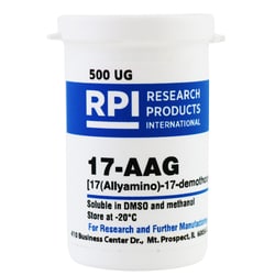 Research Products International Corp&nbsp;17-AAG [17(Allyamino)-17-demothoxygeldanamycin], 500 Micrograms