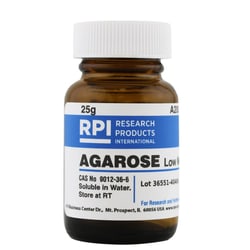 Research Products International Corp Agarose, Low Melt Temperature, 25 Grams