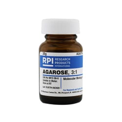 Research Products International Corp Agarose 3:1, Molecular Biology Grade, 25 Grams