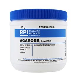 Research Products International Corp Agarose, Low EEO, 100 Grams, Quantity: