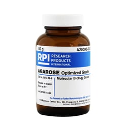 Research Products International Corp Agarose, for Routine Gel Electrophoresis, Molecular Biology Grade, High Gel Strength, 50 Grams