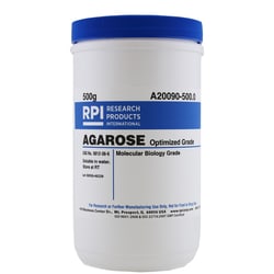 Research Products International Corp Agarose, for Routine Gel Electrophoresis, Molecular Biology Grade, High Gel Strength, 500 Grams