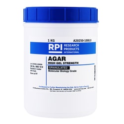 Research Products International Corp Agar, Granulated, High Gel Strength, 1 Kilogram