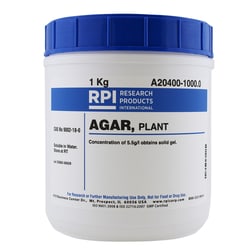 Research Products International Corp Agar, Plant, 1 Kilogram, Quantity: