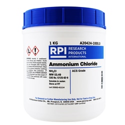 Research Products International Corp Ammonium Chloride, 1 KG, Quantity: