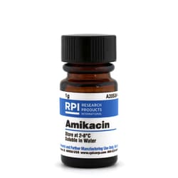 Research Products International Corp Amikacin, 1 Gram, Quantity: Each of