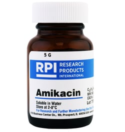 Research Products International Corp RPI Amikacin, 5 Grams, Quantity: Each