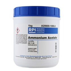 Research Products International Corp Ammonium Acetate, 1 Kilogram, Quantity: