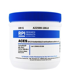 Research Products International Corp&nbsp;ACES [N-(2-Acetamido)-2-aminoethane], 100 Grams