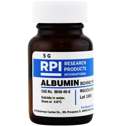 Research Products International Corp Albumin, Bovine Fraction V, 5 G, Quantity: