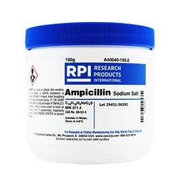Research Products International Corp Ampicillin, Sodium Salt, 100 Grams,