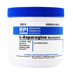 Research Products International Corp L-Asparagine, Monohydrate, 100 Grams,