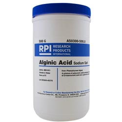 Research Products International Corp Alginic Acid Sodium Salt, 500 Grams,