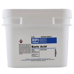 Research Products International Corp Boric Acid, Crystals, ACS Grade, 5 Kilograms