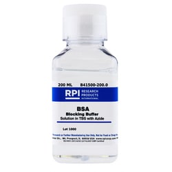 Research Products International Corp BSA Block Buf Sol wAzide 200ml