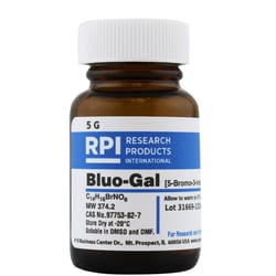 Research Products International Corp&nbsp;Bluo-Gal [5-Bromo-3-indolyl-B-D-galactopyranoside], 5 Grams