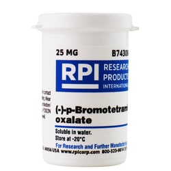 Research Products International Corp&nbsp;RPI (-)-p-Bromotetramisole Oxalate, 25 Milligrams