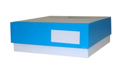 Research Products International Corp Colored Micro-Tube Freezer Box, Blue
