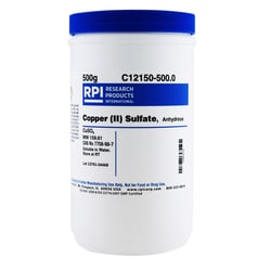 Research Products International Corp Copper (II) Sulfate Anhydrous, 500