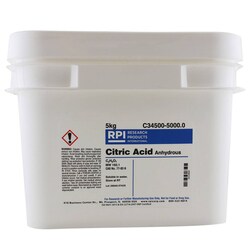 Research Products International Corp Citric Acid Anhydrous, 5 Kilograms,