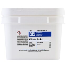Research Products International Corp&nbsp;Citric Acid ACS Grade 5 KG