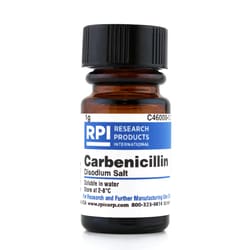 Research Products International Corp Carbenicillin, Disodium Salt, 1 Gram,
