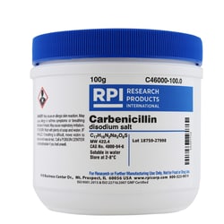 Research Products International Corp Carbenicillin, Disodium Salt, 100
