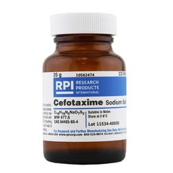 Research Products International Corp&nbsp;Cefotaxime, Sodium Salt, 25 Grams