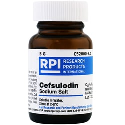 Research Products International Corp Cefsulodin, Sodium Salt, 5 Grams,