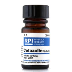 Research Products International Corp Cefazolin Sodium Salt, 1 Gram, Quantity: