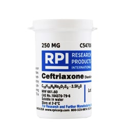 Research Products International Corp Ceftriaxone Disodium Salt Hemi (heptahydrate),