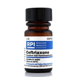 Research Products International Corp Ceftriaxone Disodium Salt Hemi (Heptahydrate),
