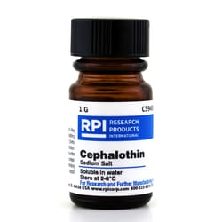 Research Products International Corp Cephalothin Sodium Salt, 1 Gram, Quantity: