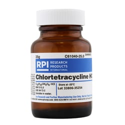 Research Products International Corp&nbsp;Chlortetracycline Hydrochloride, 25 Grams