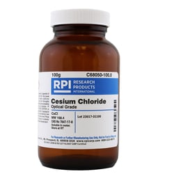 Research Products International Corp Cesium Chloride, Optical Grade, 100 Grams