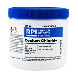 Research Products International Corp&nbsp;Cesium Chloride, 500 G