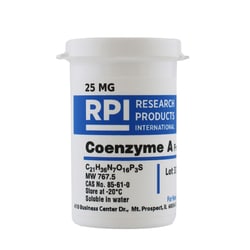 Research Products International Corp Coenzyme A, Free Acid, 25 Milligrams,