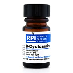 Research Products International Corp D-Cycloserine, 1 Gram, Quantity: Each