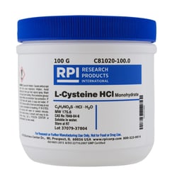 Research Products International Corp L-Cysteine Hydrochloride Monohydrate,