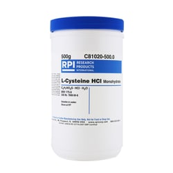 Research Products International Corp L-Cysteine Hydrochloride Monohydrate,