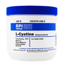 Research Products International Corp L-Cystine, Dihydrochloride, 100 G,