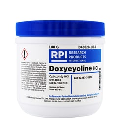 Research Products International Corp Doxycycline Hydrochloride, 100 Grams,