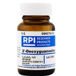 Research Products International Corp RPI 2'-Deoxyguanosine monohydrate, 5 Grams
