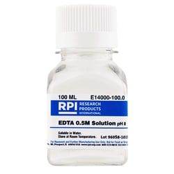 Research Products International Corp EDTA 0.5M Solution pH 8.0, 100 Milliliters,