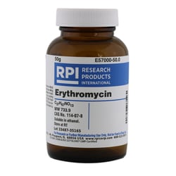 Research Products International Corp Erythromycin, 50 Grams, Quantity: