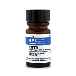 Research Products International Corp EGTA [Ethylene glycol-bis(2-aminoethylether)-N,N,N',N'-tetraacetic acid], 1 Gram