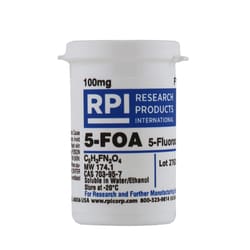 Research Products International Corp&nbsp;5-FOA [5-Fluoroorotic acid], 100 Milligrams