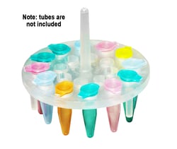 Research Products International Corp Floating Bubble Rack, Round, Capacity 20 7.7mm Tubes